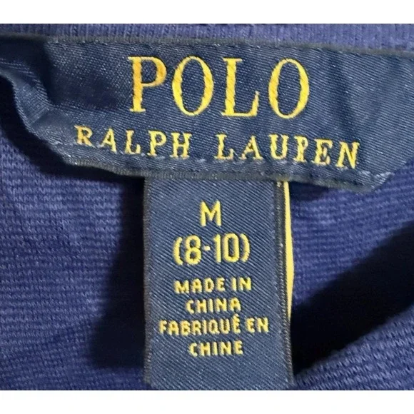 Polo Ralph Lauren Girl's Dress SZ Med 8-10 Sweet Twee Hampons Martha's Vineyard - Picture 5 of 9